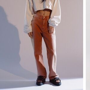 Urban Outfitters BDG high waisted cowboy jean piece-dye colored denim SZ 25 NWT